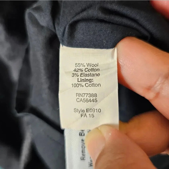 Madewell Madewell Charcoal Gray Wool Cotton Flannel Latitude Shirtdress E0910 - Picture 7 of 11